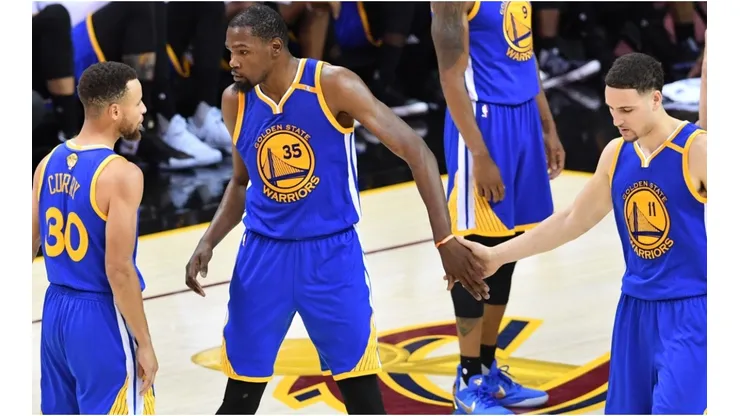 Curry, Durant y Thompson, Golden State Warriors