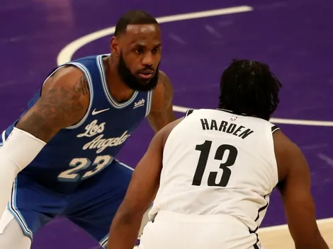 Instagram, en llamas: LeBron James y James Harden calientan Lakers vs. Nets