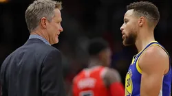 Steve Kerr y Stephen Curry