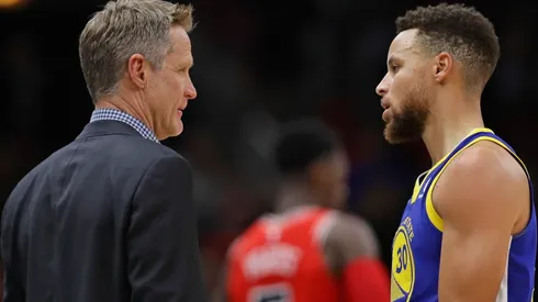 Steve Kerr y Stephen Curry