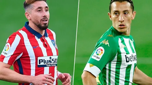 Héctor Herrera sería titular y Andrés Guardado no juega en el Atlético de Madrid vs. Betis.