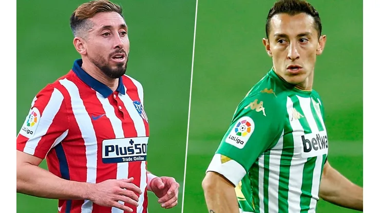 Héctor Herrera sería titular y Andrés Guardado no juega en el Atlético de Madrid vs. Betis.