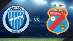 Godoy Cruz vs. Arsenal de Sarandí por la Copa de la Liga.