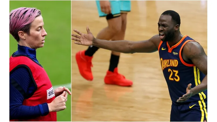 Megan Rapinoe y Draymond Green