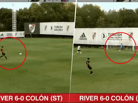 Nadie sabe qué le pasó al arquero: insólito gol en contra en River vs. Colón de reserva