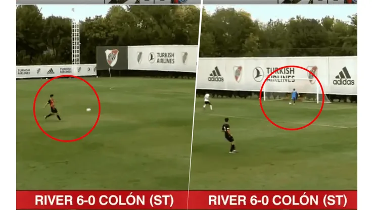 Nadie sabe qué le pasó al arquero: insólito gol en contra en River vs. Colón de reserva
