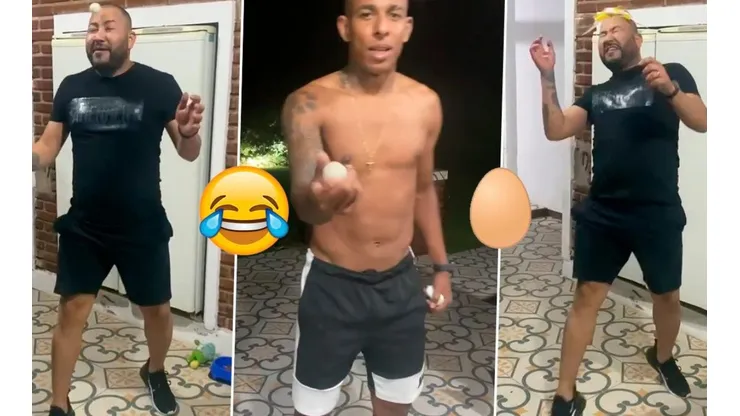 Video: Villa hizo "el reto de las pelotitas de ping pong" y troleó a un amigo