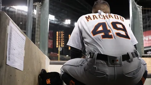 Dixon Machado en su paso por Detroit Tigers