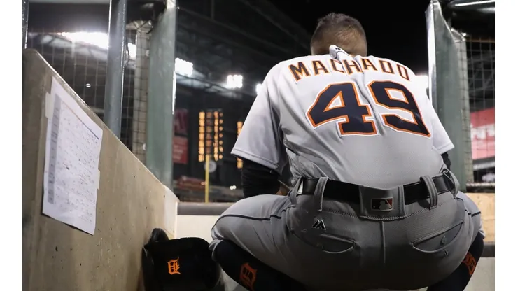 Dixon Machado en su paso por Detroit Tigers