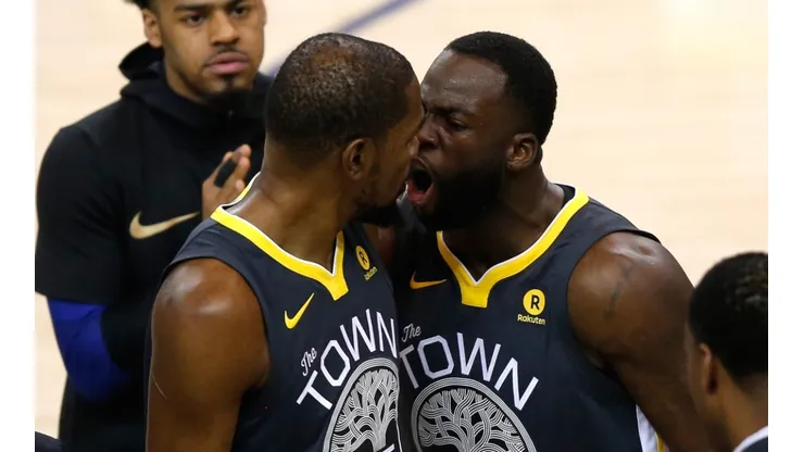 Kevin Durant y Draymond Green