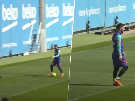 Barcelona subió 2 golazos de Messi en la práctica y escribió: "Está listo"