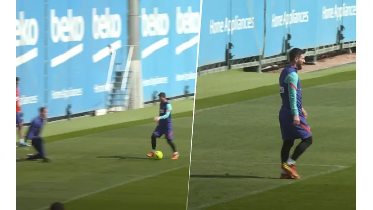Barcelona subió 2 golazos de Messi en la práctica y escribió: "Está listo"