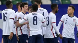 Estados Unidos en amistoso con Irlanda del Norte