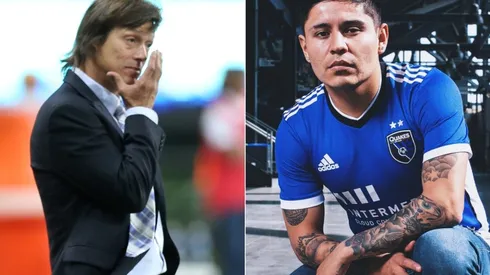 Matías Almeyda y Javier Eduardo López