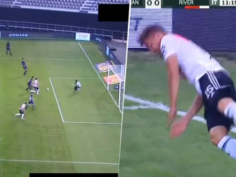 Video: Girotti, el pibe de River, hizo un festejo del FIFA 2021