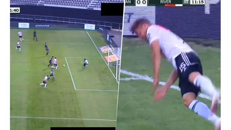 Video: Girotti, el pibe de River, hizo un festejo del FIFA 2021