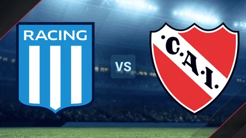 Racing vs. Independiente por la Copa de la Liga.