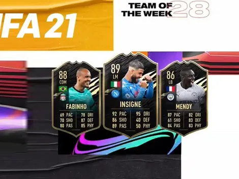 Equipo de la Semana 28 del FIFA 21 ¡Con nuevas cartas para Insigne, Muriel y Mendy!