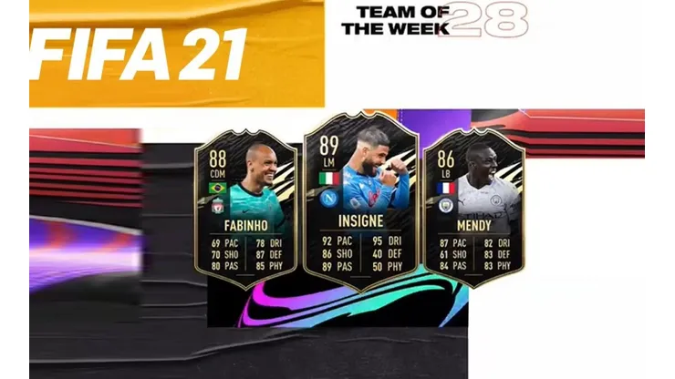 Equipo de la Semana 28 del FIFA 21 ¡Con nuevas cartas para Insigne, Muriel y Mendy!