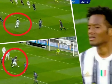 Cuadrado se puso en modo genio y casi humilla al Napoli en Italia