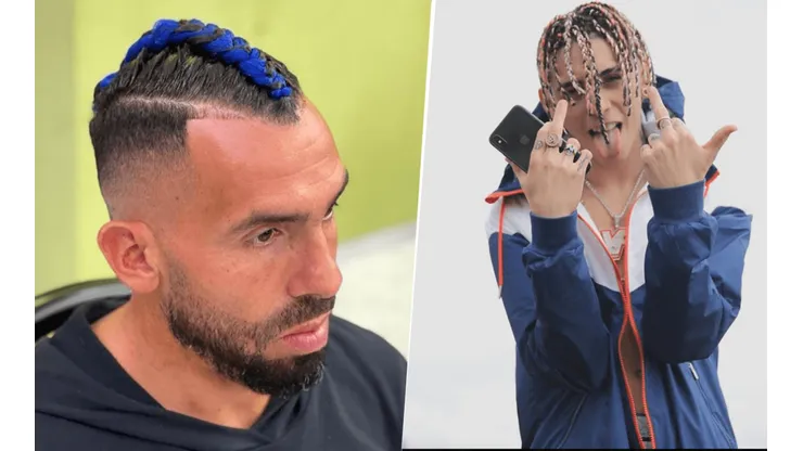 Instagram: Tevez metió una trenza en su nuevo look y Khea se puso como loco en los comentarios