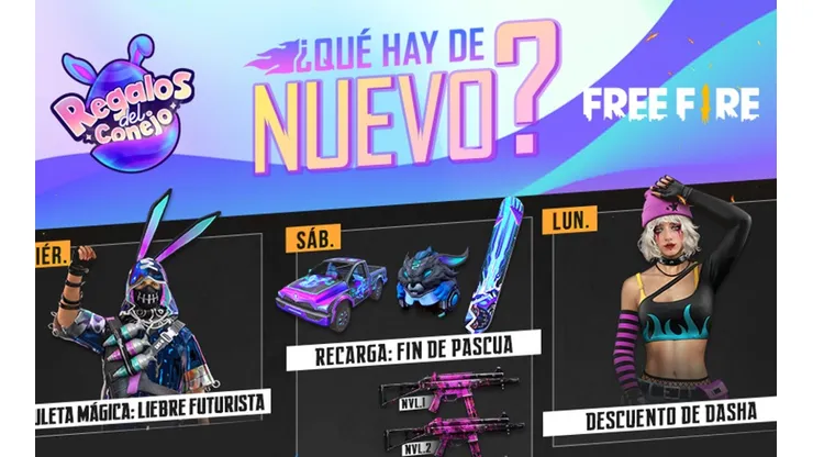 Nueva agenda semanal de Free Fire ¡Regresa la Tienda Misteriosa!