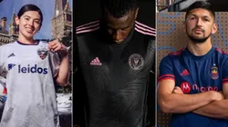 Camisetas de la MLS (Fotos: @dcunited | @InterMiamiCF | @ChicagoFire)