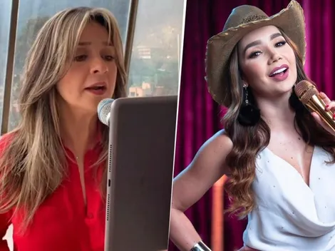 Nunca se lo imaginó: Vicky Dávila se grabó cantando 'Mala Mujer', de Paola Jara
