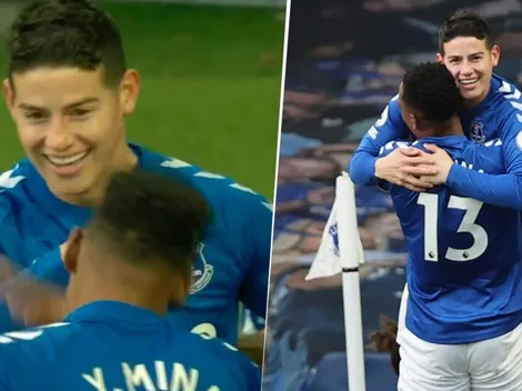 ¿Lo vieron? El nuevo bailecito que se inventaron James y Mina en el Everton