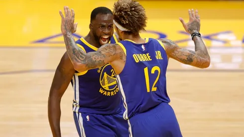 Draymond Green y Kelly Oubre Jr.