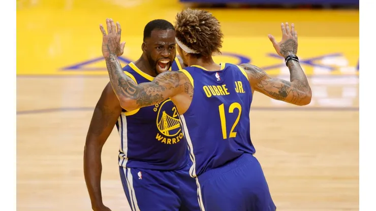 Draymond Green y Kelly Oubre Jr.