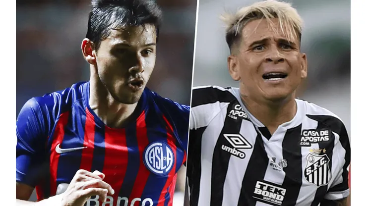 San Lorenzo vs. Santos por la Copa Libertadores (Foto: Getty Images).