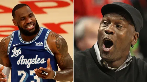 LeBron James y Michael Jordan