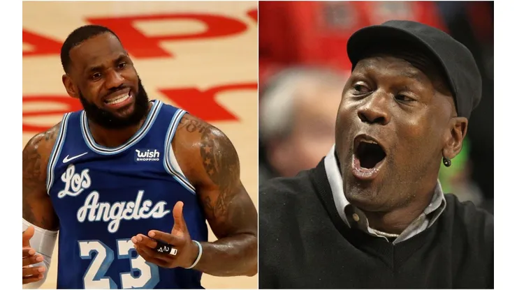 LeBron James y Michael Jordan