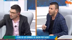 Juan Felipe Cadavid y Daniel Pérez, periodistas y panelistas del programa 'Saque Largo', de Win Sports.