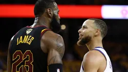LeBron James y Stephen Curry