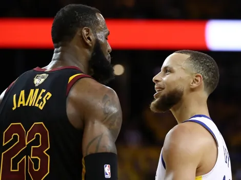 El día que casi se van a los golpes LeBron James y Stephen Curry