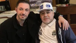 Matías Morla junto a Diego Maradona.