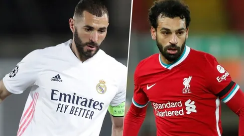 Karim Benzema y Mohamed Salah, UEFA Champions League (Fotos: Getty Images)