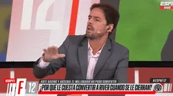 Closs marcó uno de los defectos por los que a River le cuesta meter goles