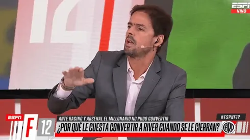 Closs marcó uno de los defectos por los que a River le cuesta meter goles