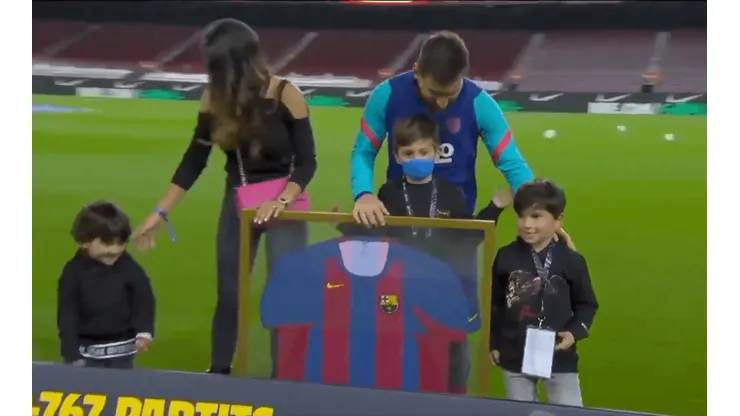 Messi vivió momentos de mucha emoción y alegría.