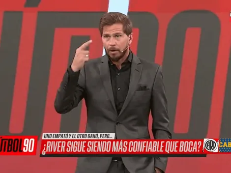 Vignolo, picante: "Confío más en el empate de River que la victoria de Boca"