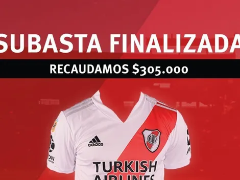 Subasta solidaria de River: a cuánto se vendió cada camiseta