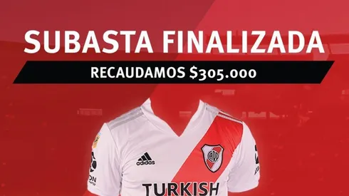Subasta solidaria de River: a cuánto se vendió cada camiseta