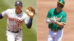 Carlos Correa y Matt Chapman