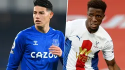 James Rodríguez y Wilfried Zaha, Premier League (Imagen: Getty)
