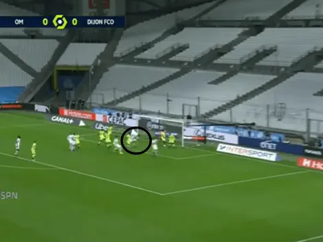 Video: golazo de cabeza de Balerdi para Olympique de Marsella