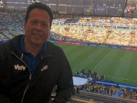 Nuevo ridículo del Cantante del gol en medio de un partido en Win Sports