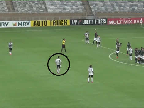 Video: golazo de tiro libre de Nacho Fernández para Atlético Mineiro